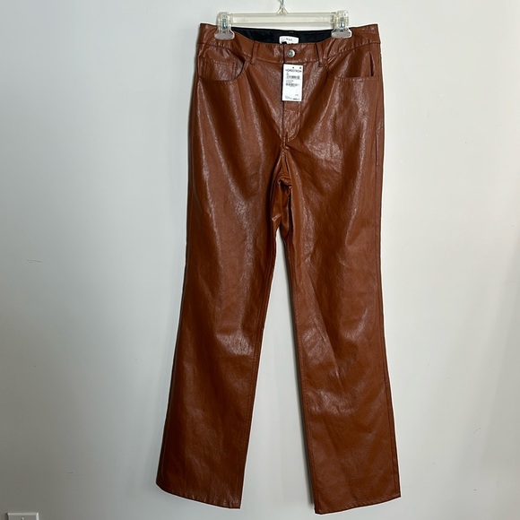 A.L.C. Freddie Pant Cognac Sz 10 *NWT* - Picture 3 of 10